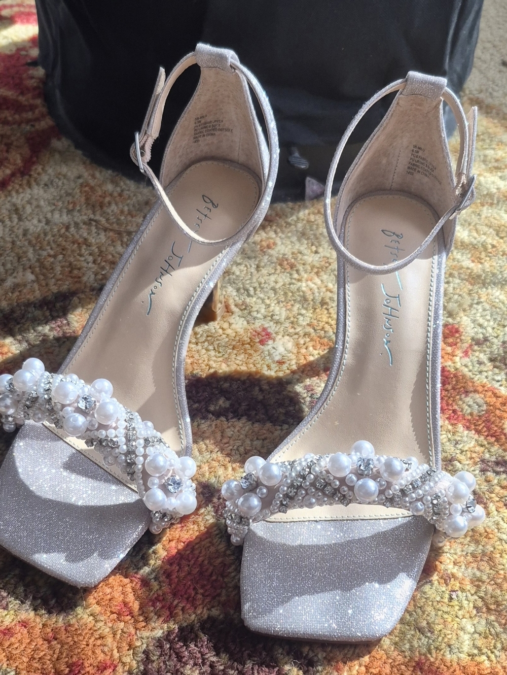 Blue by Betsey Johnson Milo Heeled Sandal Champagne